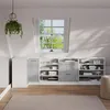 Meuble de rangement sous pente Vicco Rion Blanc 80x81.6cm Voir les images du produit 3