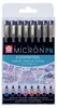 Talens sakura Satz von 8 Pigma-Markern micron pn sortierte Produktbild-Vorschau 2