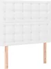vidaXL Boxspringbett mit Matratze & LED Weiß 80x200 cm Produktbild-Vorschau 2