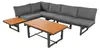 Gartenlounge-Set Akazienholz & Eisen, 3-tlg. Lounge-Gruppe Produktbild-Vorschau 12