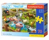 CASTORLAND puzzle vita da fattoria 70 pezzi Anteprima dell’immagine prodotto 3