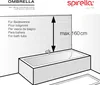 Spirella Duschvorhangstangen "Ombrella" mit Duschvorhang, Produktbild-Vorschau 13