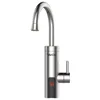 A silver kitchen faucet with a digital temperature display. Podgląd zdjęcia produktu