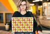 MuchoWow® Laptop Aufkleber Sticker Cover Retro - Design - Produktbild-Vorschau 5