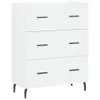 vidaXL Highboard Weiß 69,5x34x180 cm Holzwerkstoff Produktbild-Vorschau 6