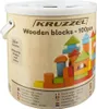 Kruzzel 22666 Holzwürfel im Eimer mit Deckel, 100 Stück Produktbild-Vorschau 8