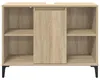 vidaXL Armoire sous lavabo avec étagère Chêne Sonoma 80 x Voir les images du produit 6