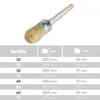 Premium Rundpinsel Ø 50 mm mit Naturborsten – Ergonomischer Produktbild-Vorschau 8