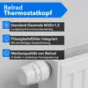 Belrad thermostaatkop M30x1,5, radiatorthermostaat met een Productafbeelding-voorbeeld 2