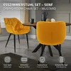 ML-Design sada 6 jedálenských stoličiek s operadlom, Náhľad obrázku produktu 2