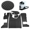 Tappetini LUX per camion DAF XG XG+ Pelle ecologica NERO Anteprima dell’immagine prodotto 2