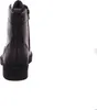 A black leather boot shown from the back. Produktbild-Vorschau