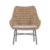 4-er Set Seilsessel Abeli 68 x 85 x 76 cm Seil Beige Stahl Produktbild-Vorschau 6