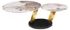 riess-ambiente Couchtisch DANCING RINGS weiß braun gold Produktbild-Vorschau 8