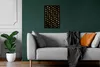 MuchoWow® MuchoWow® Gerahmtes Poster Gold - Muster - Form Produktbild-Vorschau 6