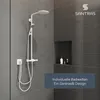SANTRAS® Duschschlauch aus Kunststoff 1/2" in Weiß - 2,00 m Produktbild-Vorschau 3