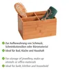 WENKO Bambus Box Terra 4 Fächer Aufbewahrung Bad WC Küchen Produktbild-Vorschau 4