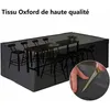 Gartentisch-Abdeckung, 150 x 90 x 75 cm, Schwarz, 420D Produktbild-Vorschau 4