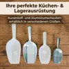Aluminiumschaufel 130 ml 21 cm mit Laffe – Abfüllschaufel Produktbild-Vorschau 4