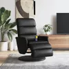 vidaXL Fauteuil de massage avec repose-pieds Noir Voir les images du produit 11