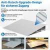 Faziango Türschwellenrampe, Rollstuhlrampe Aluminium mit Produktbild-Vorschau 3