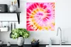 MuchoWow® Poster Krawattenfärbung - Rosa - Lila 50x50 cm - Produktbild-Vorschau 3