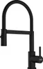 A black kitchen faucet on a white background. Anteprima dell’immagine prodotto