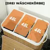 HOMCOM Bambus Wäschekorb mit Deckel Herausnehmbarer Produktbild-Vorschau 3