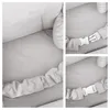 Indoor-Babyschaukel Grau aus Velvet – Mit Produktbild-Vorschau 3
