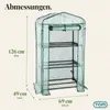 TOM Folien Gewächshaus | 0,3 m² | 140g/m² | Produktbild-Vorschau 12
