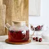 HOMLA Dzbanek SAFFRON z drewnianym wieczkiem 1 l Podgląd zdjęcia produktu 4
