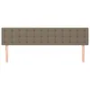vidaXL Kopfteile Taupe 160x5x78/88 cm Stoff Produktbild-Vorschau 3