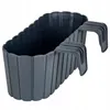 Zestaw 6 doniczek Prosperplast | Boardee | Black | 40 cm Podgląd zdjęcia produktu 2