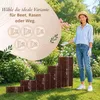 Floranica 1 Stück Beetbegrenzung Weide 40 cm x 100 cm – Produktbild-Vorschau 2