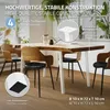 A dining table with four chairs, showcasing the table legs and their features. Náhľad obrázku produktu