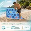 Lantigo Strandparavent Fisch 4m Windschutz Sichtschutz Produktbild-Vorschau 8