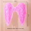 Damen-Engelsflügel mit Federn, Halloween, Fee, Cosplay, Produktbild-Vorschau 7