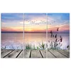 Triptyque sur toile paysages - violet 150x100 cm Feeby Voir les images du produit 3