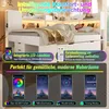 okwish Einzelbett Schlafsofa 140x200 mit Ladeanschlüsse und Produktbild-Vorschau 3