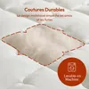 CASABEL Couette Très Chaude 2 personnes, 200x220cm, Blanc Voir les images du produit 6