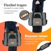 CADOCA® Transportbox Katzen bis 20kg faltbar Sonnen- und Produktbild-Vorschau 5