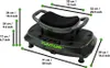 Tunturi Vibrationsplatte Cardio Fit V20 mit Schwingungen & Produktbild-Vorschau 11