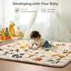 COMOMY podložka na plazení pro miminko 127x127cm, extra Náhled obrázku produktu 2