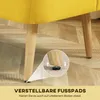 HOMCOM Sofa dwuosobowa Sofa materiałowa Meble do siedzenia Podgląd zdjęcia produktu 7