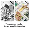 25-tlg. Schubladen-Organizer Set Transparent – Klare Produktbild-Vorschau 3