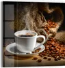 DEQORI Glasbild Echtglas 30x30 cm 'Bildlicher Kaffeegenuss' Produktbild-Vorschau 1