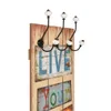 The Living Store Wandgarderobe mit 6 Haken 120 x 40 cm Produktbild-Vorschau 3