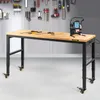 Etabli réglable en hauteur 122 x 51 x 79 - 104 cm Table de Voir les images du produit 8