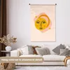 MuchoWow® Wandteppich Wandbehang Sonne - Gesicht - Sterne - Produktbild-Vorschau 2