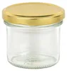 48er Set Sturzglas 125 ml To 66 goldener Deckel incl. Produktbild-Vorschau 2